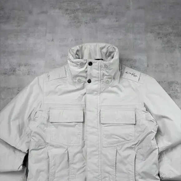 Y2K White Oakley Road Fuel Ski Snow Jacket - Picture 4 of 8